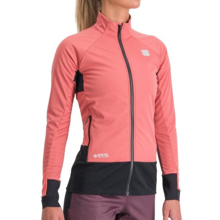 Женская разминочная куртка Sportful Apex W Jacket пыльно-розовая